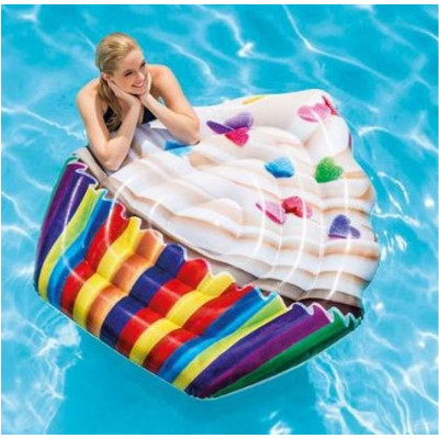 Плот для плавания INTEX «КЕКС» 58770, 142 х 135 см